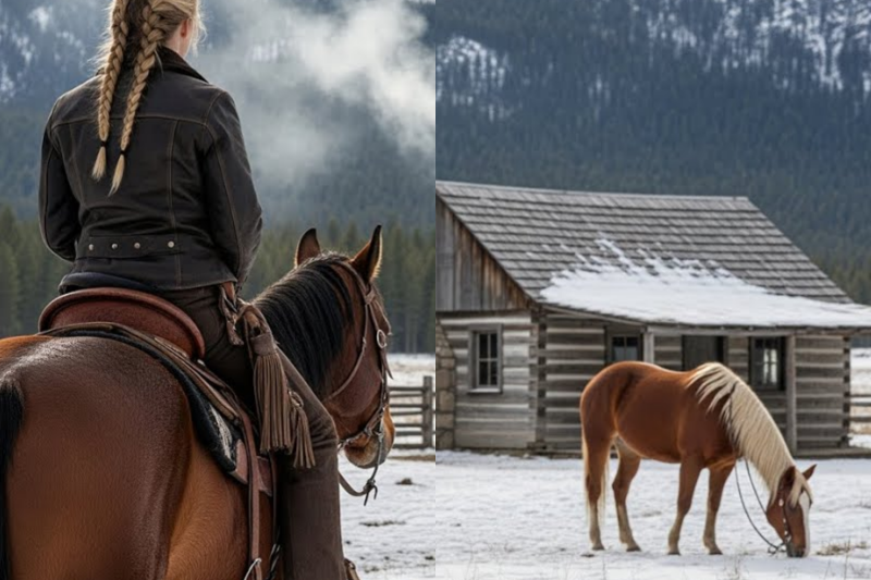 🔥 Injured Horse Led Cowgirl to a Remote Cabin – What She Found Inside Changed Everything! 🌵