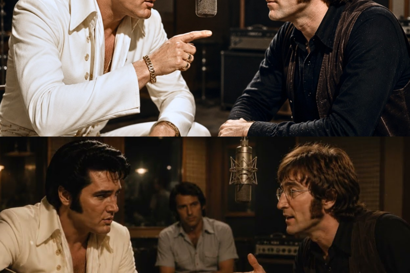 Elvis Bet John Lennon $10,000 He Couldn’t Write a Hit Song in 7 Minutes — 7 Minutes Later, Everyone