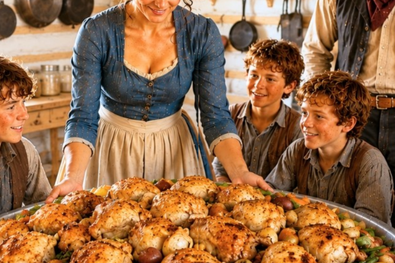 One Meal Changed Six Sons and Their Father — She Only Came to Cook