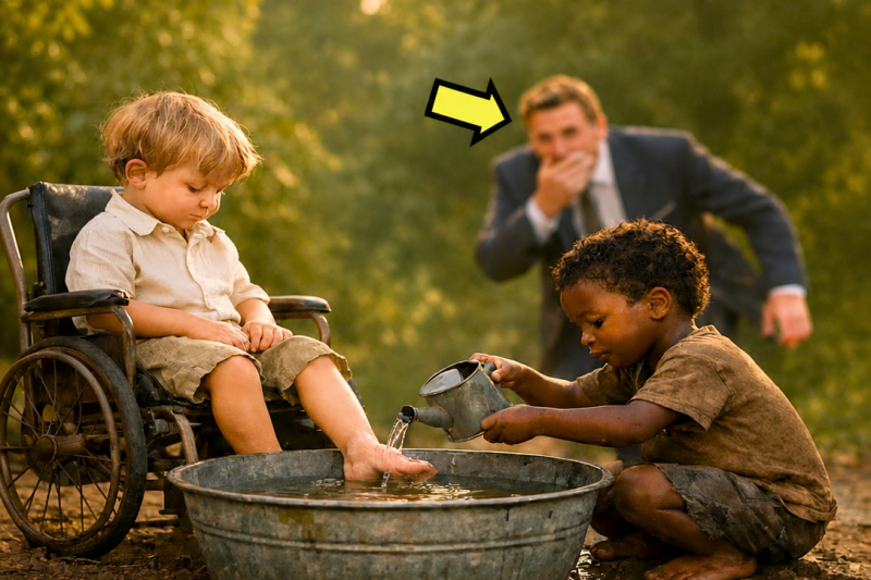 I’LL WASH YOUR FOOT AND YOU’LL WALK… AND THE FATHER THOUGHT IT WAS A JOKE, BUT FROZE WHEN HE SAW