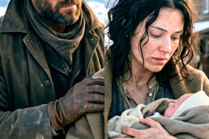 The Girl Was Sold Just Minutes After Giving Birth — But The Cowboy Bought Her And Set Her Free