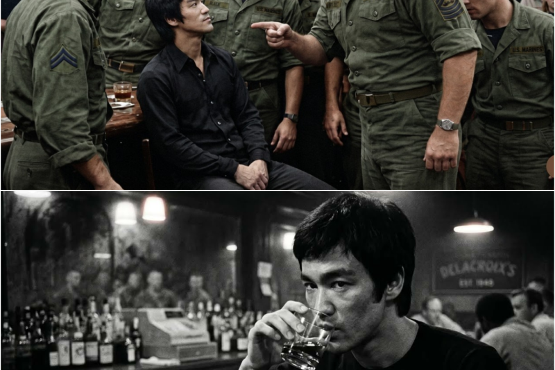 8 Marines Told Bruce Lee “Chinese Men Kneel” — One Tried To Make Him — 4 Seconds Later