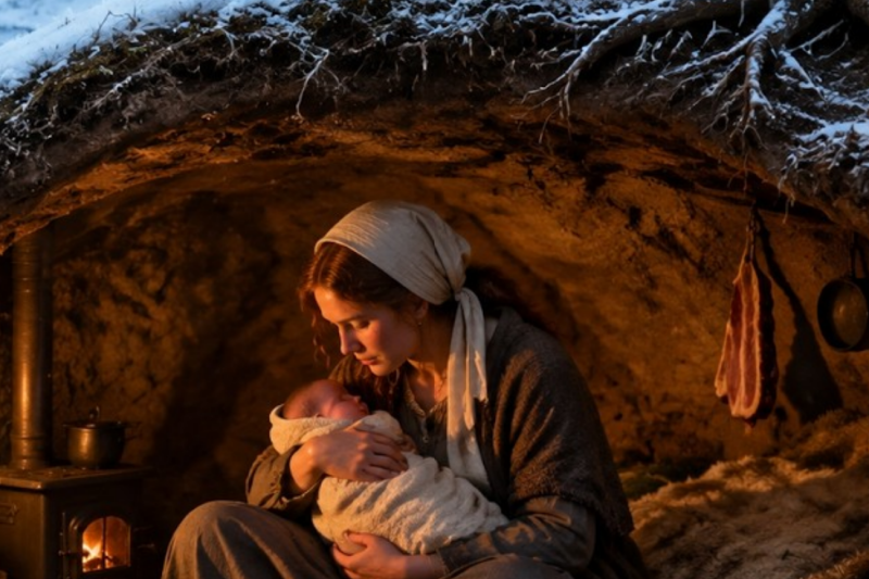 Cast Out at 18 With Newborn Baby—She Dug Into The Frozen Ground to Survive the Harshest Winter Storm