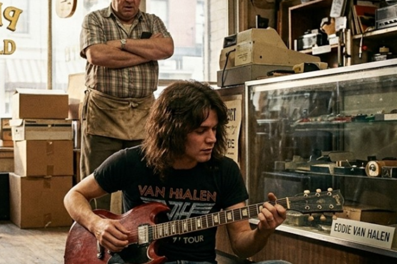 The $5 Lesson: When Eddie Van Halen Taught a Pawn Shop Owner the True Value of Integrity