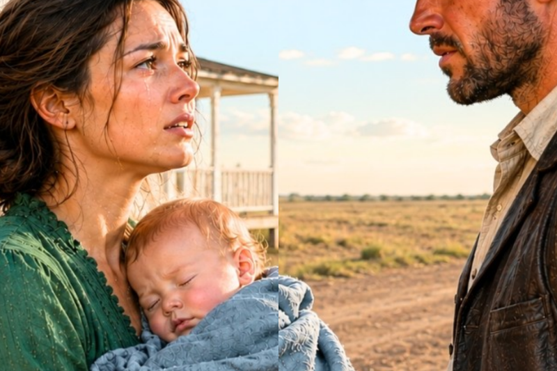 Take My Baby, I Can’t Keep Her” She Wept — The Rancher Said “Then We’ll Keep Her Together