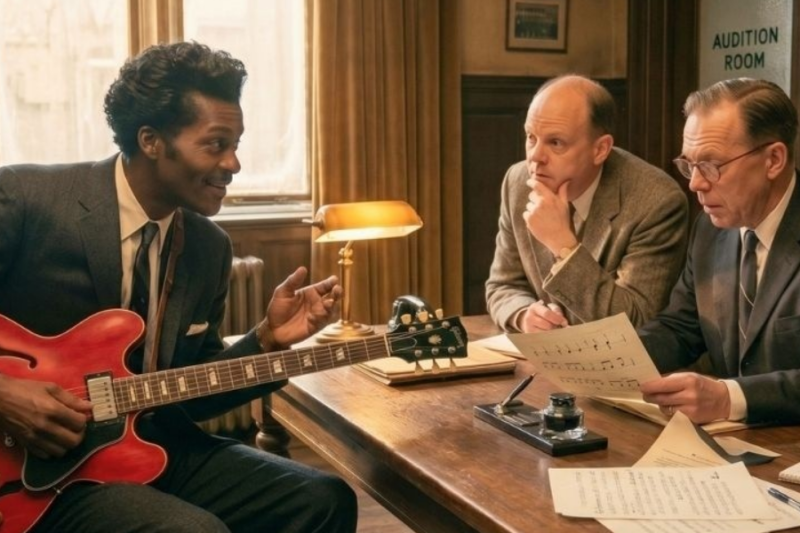 Chuck Berry Sat in Front of Three Professors—What Happened Next Left Them Stunning!