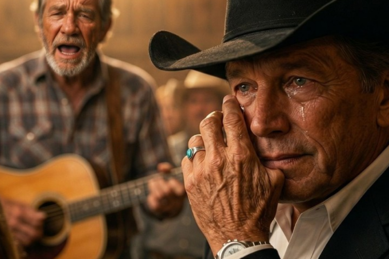 They said he was just an OLD COUNTRYMAN until George Strait opened his mouth and STOPPED the whole…
