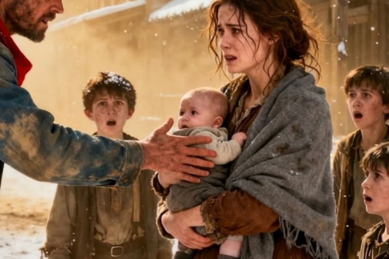 A Cowboy Bought a Family of 6 From Their Cruel Father — What Happened Next Shocked the West