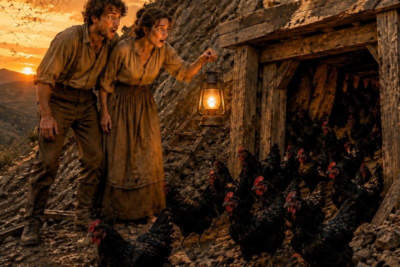 They Found 38 Black Chickens in an Abandoned Mine — Everyone Laughed Until the Locusts Came 1