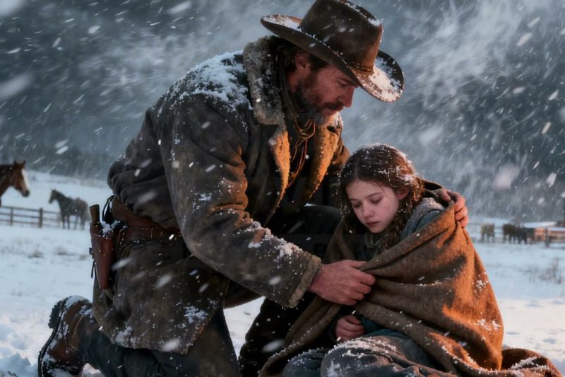 A Cowboy Found a Freezing Girl in the Blizzard | The Truth He Uncovered Changed Everything