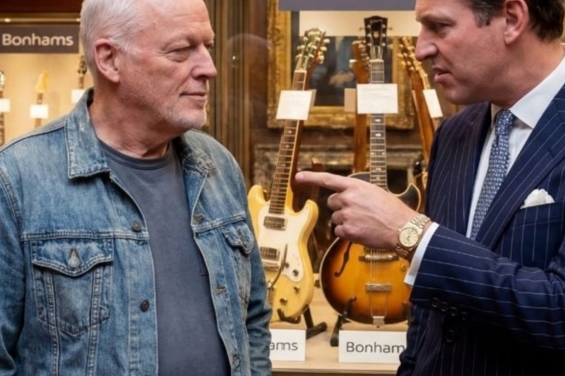 When a Snobbish Collector Mocked a Stranger Over a $75,000 Guitar—And Was Taught a Priceless Lesson by a Rock Legend
