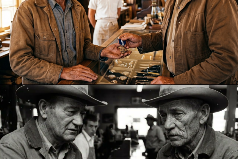 John Wayne Saw A Marine Offered $8 For His Navy Cross In 1965. He Paid $800