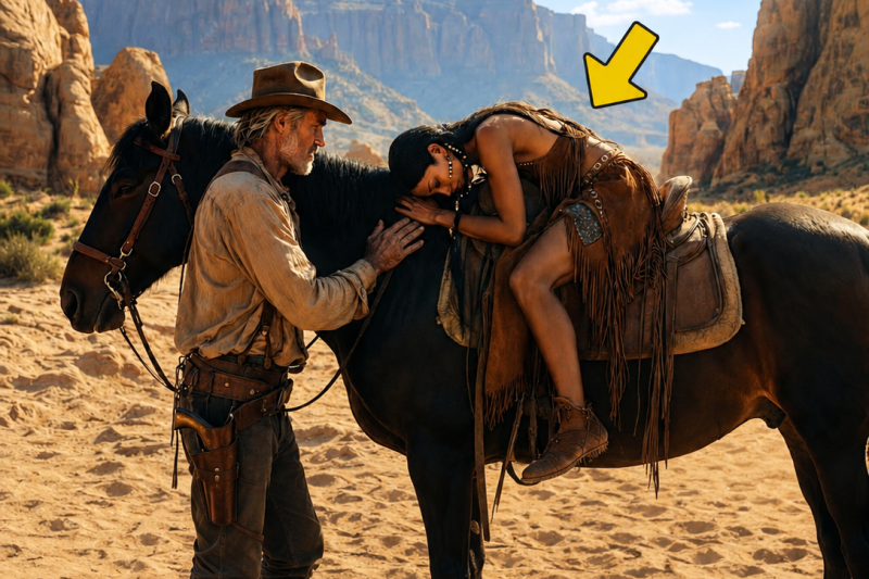 Help Me,’ Said the Wounded Apache to the Gunslinger… Then She Handed Him Something Terrifying