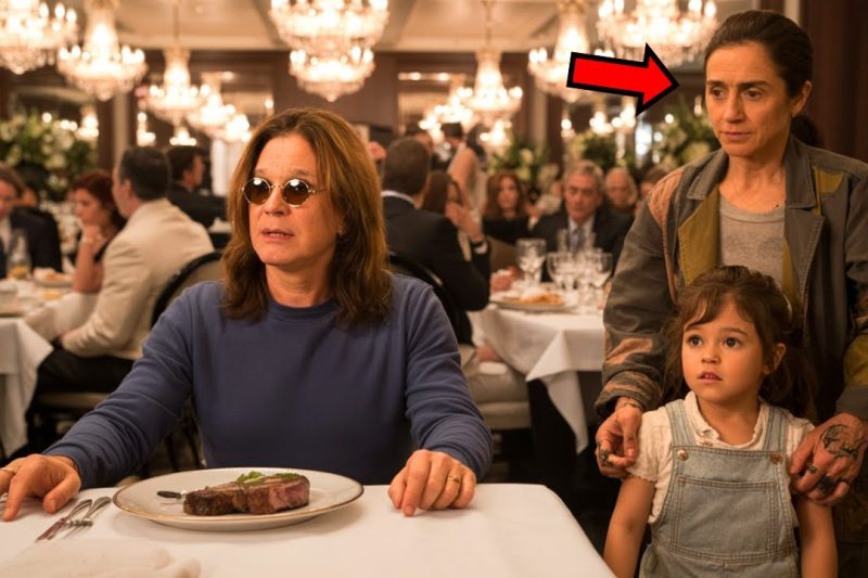 “Sir, Could I Have The Leftovers For My Daughter?” The Woman Asked Ozzy Osbourne