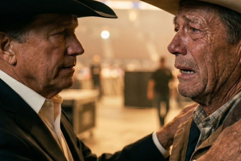 The farmer broke down when he saw George Strait — and his reaction was pure emotion.