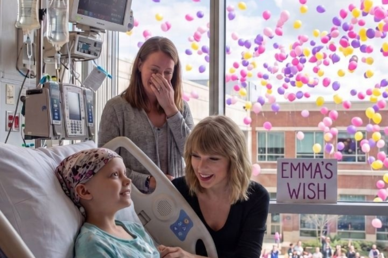 Taylor Swift released 10,000 balloons for dying child—what happened next moved millions to tears!