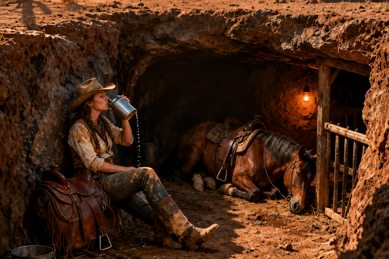 The Town Cast Her Out With Nothing — So She Built a Home Underground They Never Found