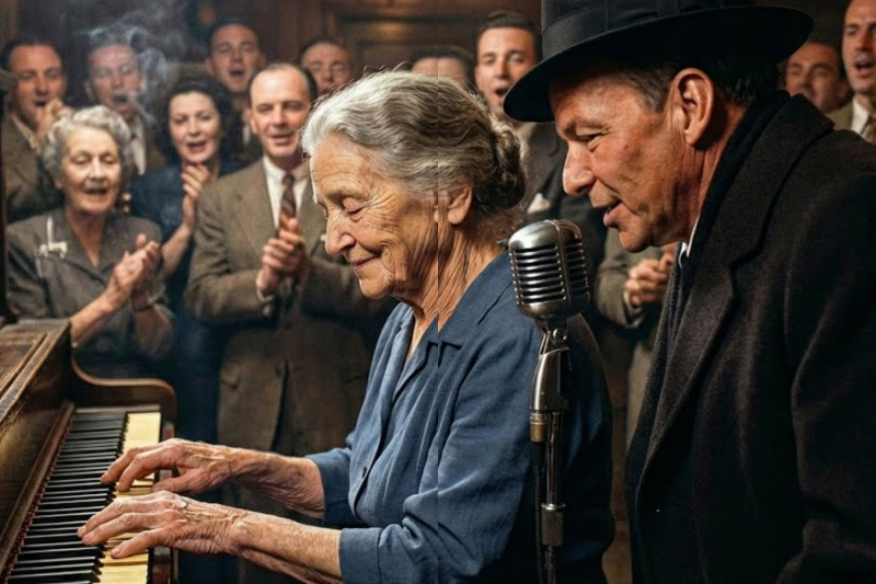 ELDERLY Pianist Woman Played “My Way” in Bar — Sinatra Walked In, What Happened Next Went VIRAL