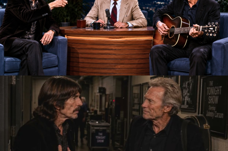George Harrison Challenged Clint Eastwood to Play Guitar on Live Tv — 7 Seconds Later Everyone Froze