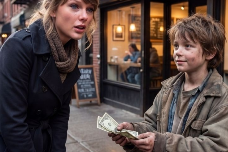 Taylor Swift’s Card Got DECLINED — What a Homeless Boy Did Next Left Everyone in TEARS