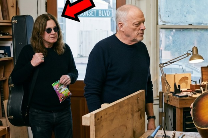 Luthier Told David Gilmour’s Guitar Was “Worth Nothing” — Then Ozzy Osbourne Walked In