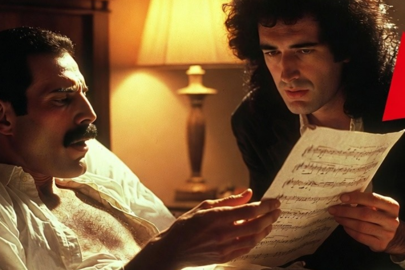 Freddie’s Hands Were Shaking Too Much to Write — So He Hummed His Final Song to Brian May