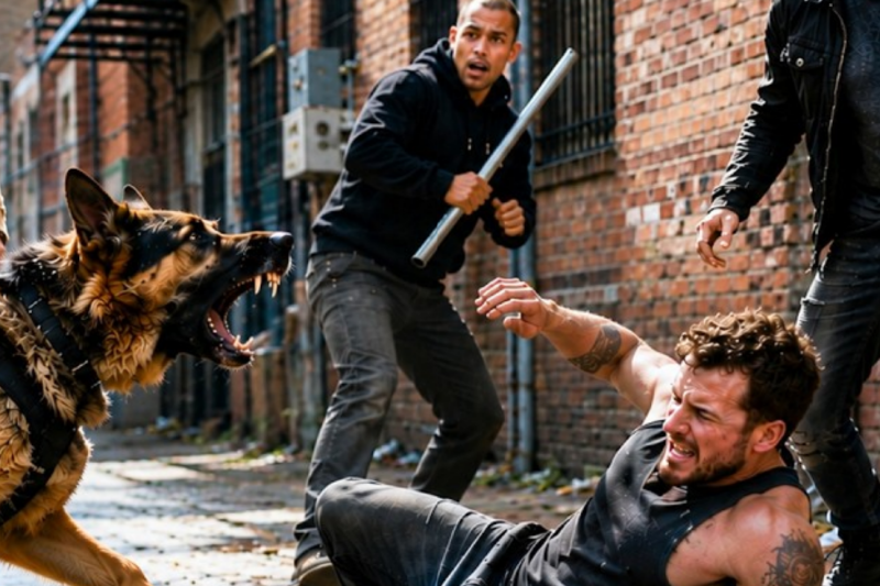 Thugs Messed With A Blind Man’s Dog, Unaware He Was A Former Navy SEAL With A Lethal K9
