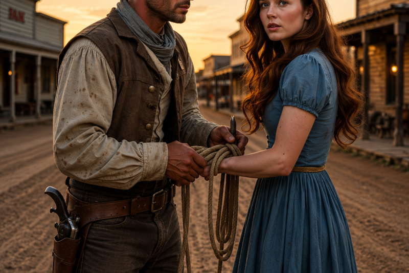Woman Was Dragged Through Town For Her Sins, The Cowboy Stood In The Way And Said “Enough”
