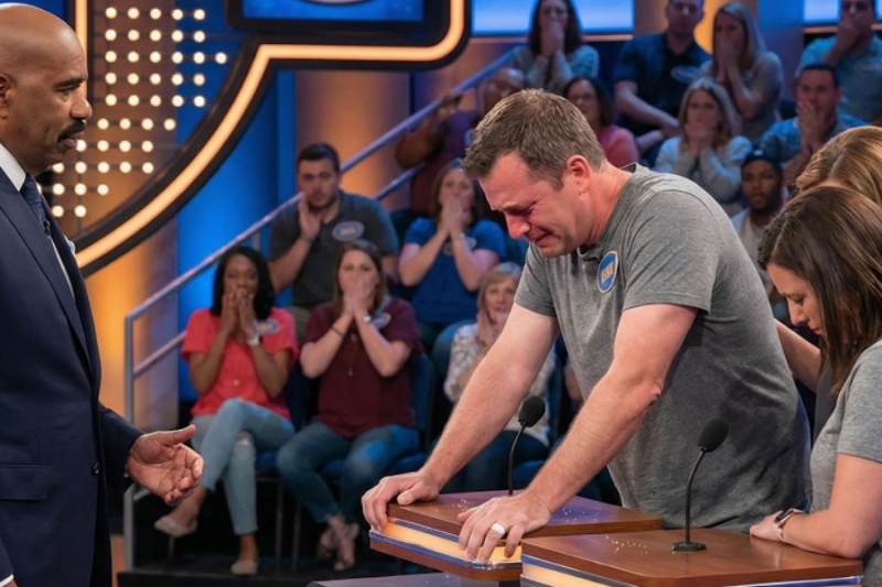 Husband Disrespected His Wife on Family Feud, Steve Said 5 Words That ENDED Him: “Leave My Stage”