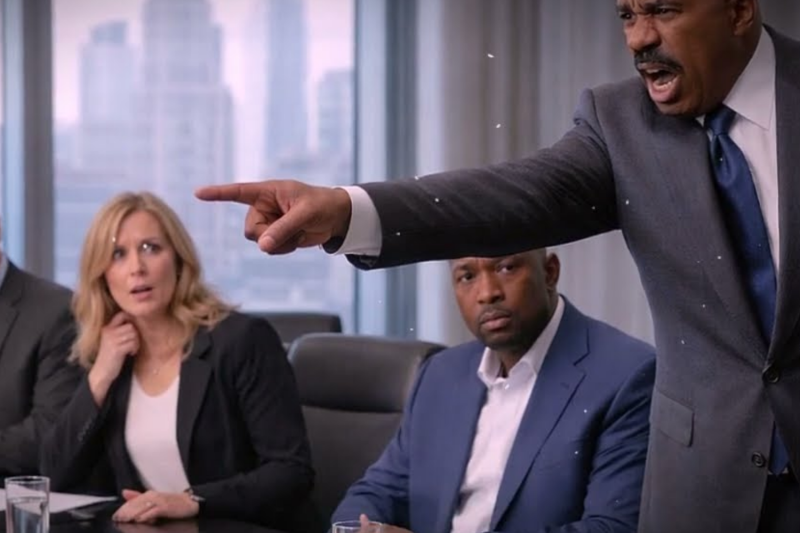 Steve Harvey waits hours for a scheduled meeting — then minutes later, he fires the lazy board.