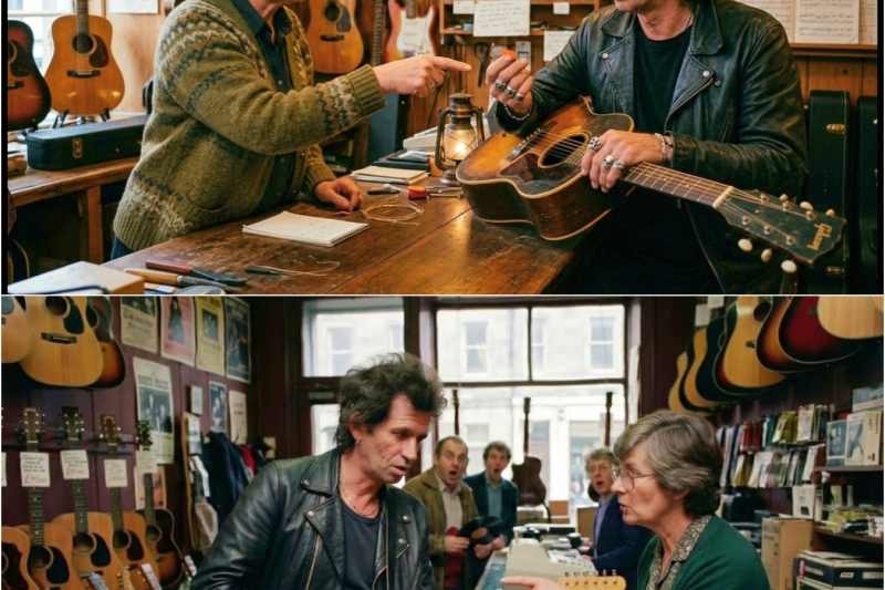 Edinburgh Guitar Shop Owner Corrected A Customer’s Technique Once — It Was KEITH RICHARDS