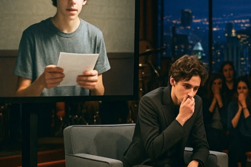 Jimmy Fallon Speechless When Timothée Chalamet Watches His First Audition
