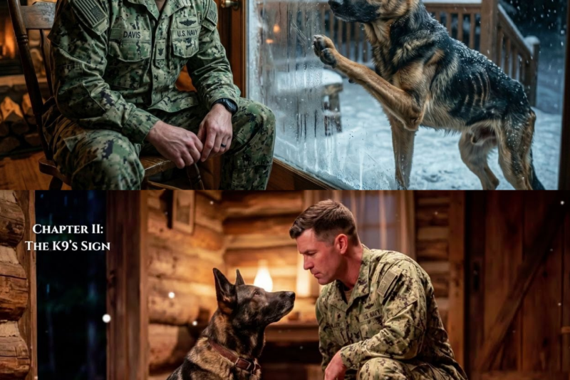 A Starving K9 Knocked on a Retired Navy SEAL’s Door — What Was on His Tag Broke Him