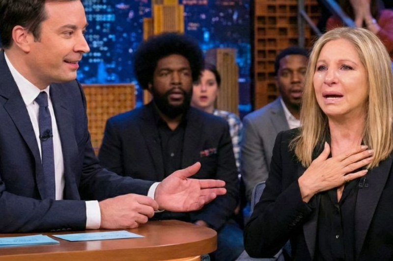 Jimmy Fallon IN TEARS When Barbra Streisand Suddenly Falls Silent After Hearing This Name