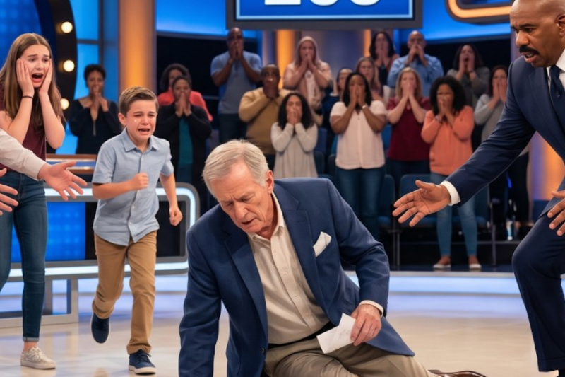 7 Years of Searching Ended in 7 Seconds on Family Feud Reunited Steve Harvey Couldn’t Believe It.