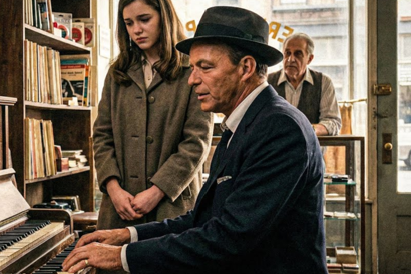 Girl Was Selling Her Dead Father’s Piano for $50 — SUDDENLY Frank Sinatra Walked In