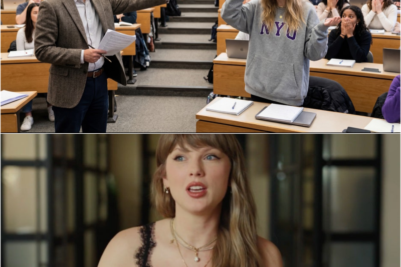 You seem disinterested, come demonstrate” — professor had NO IDEA he just called out TAYLOR SWIFT