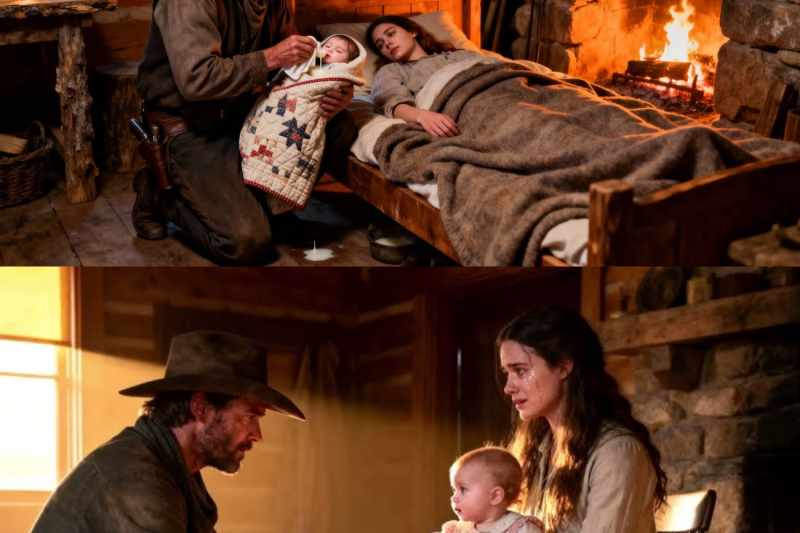 Cowboy Spotted A Woman And Baby In A Collapsed Cabin, He Dug Them Out With His Bare Hands