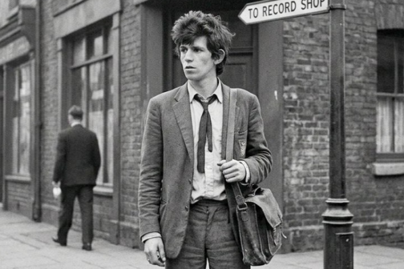 Keith Richards Reached The Corner—Right = School, Left = Record Shop—Always Turned LEFT