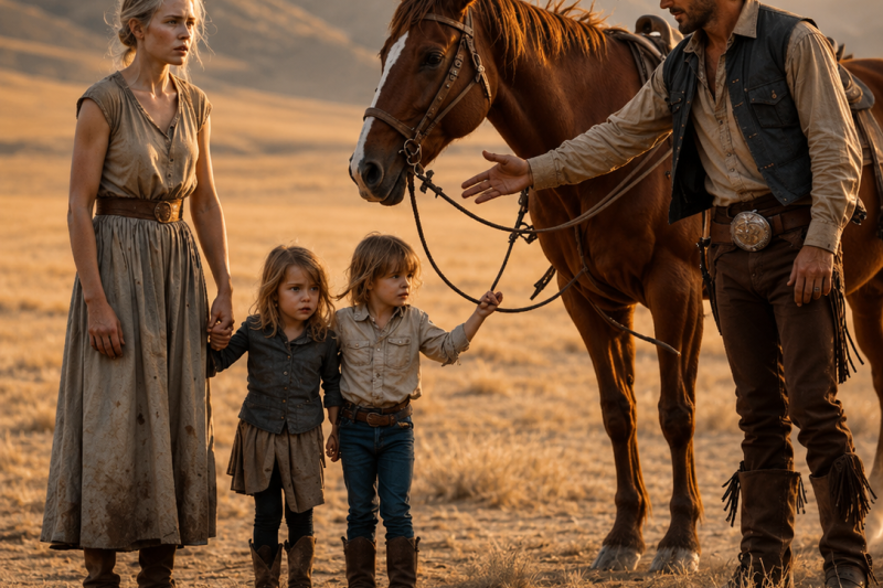 Starving Widow Said, “Take Me Home,” The Cowboy Answered, “I’ll Take You Too”