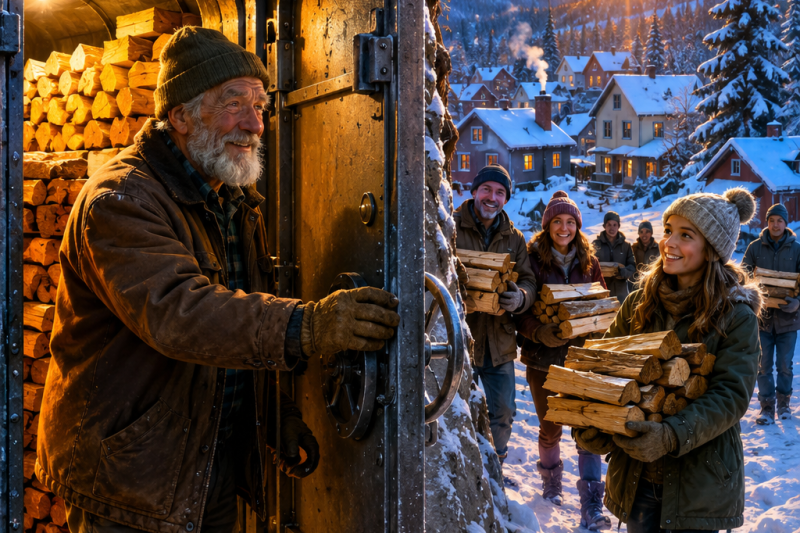 Everyone Thought His Underground Bunker Was Crazy — Until His Firewood Stayed Dry All Winter