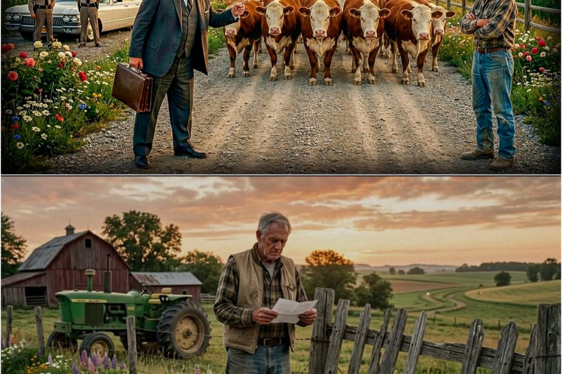 They Fined Him for His Crooked Old Fence, So He Tore It Down and Let 200 Cattle Roam Their Property!