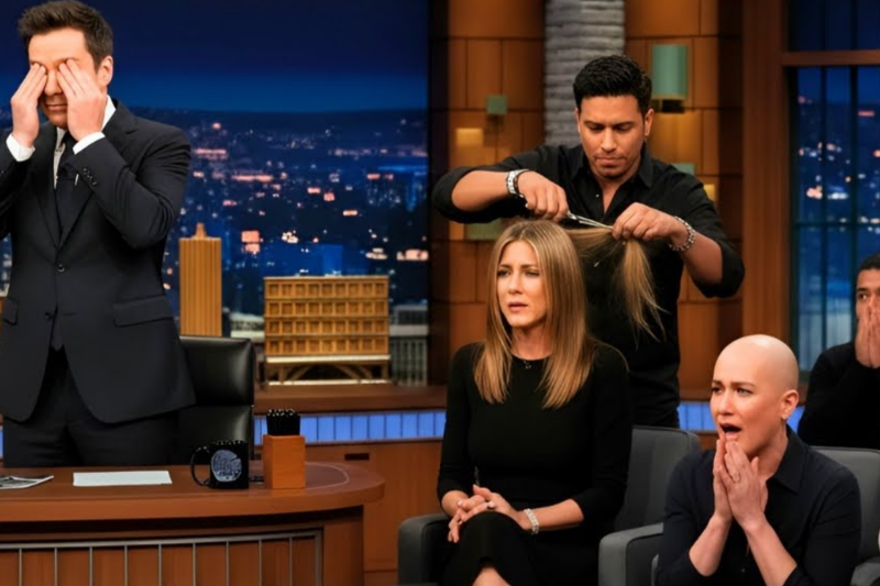 Jimmy Fallon Frozen When Jennifer Aniston Asks for Scissors Mid-Interview!