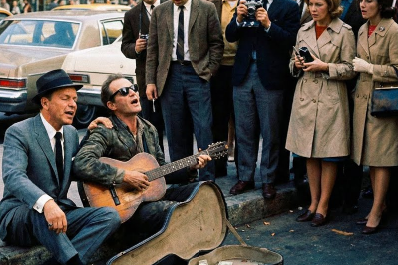 Sinatra Joined Blind Guitarist Playing My Way Without Saying His Name, SUDDENLY 200 Gathered