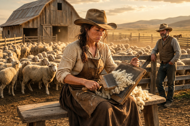 He Wanted a Wife to Card the Wool—She Turned His Failing Sheep Ranch Into Prairie Royalty