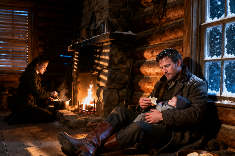 A Poor Girl Let A Man And His Daughter Stay For One Night, Not Knowing He Was A Millionaire Cowboy..