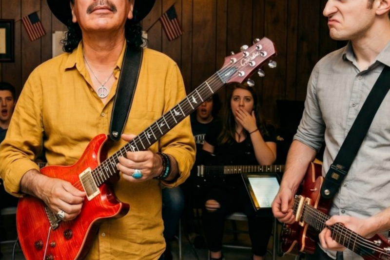 “You Know Better? Play It, Old Man” — Guitar Teacher Had No Idea He Was Talking to Carlos Santana