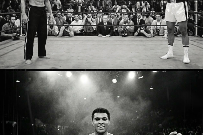 Bruce Lee was called into the ring by Muhammad Ali, who said, ‘Hit me’; five seconds later!