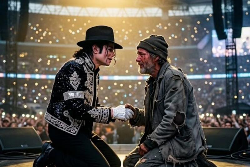 Michael STOPPED Concert Mid Song for Homeless Man — What He Whispered Changed Everything
