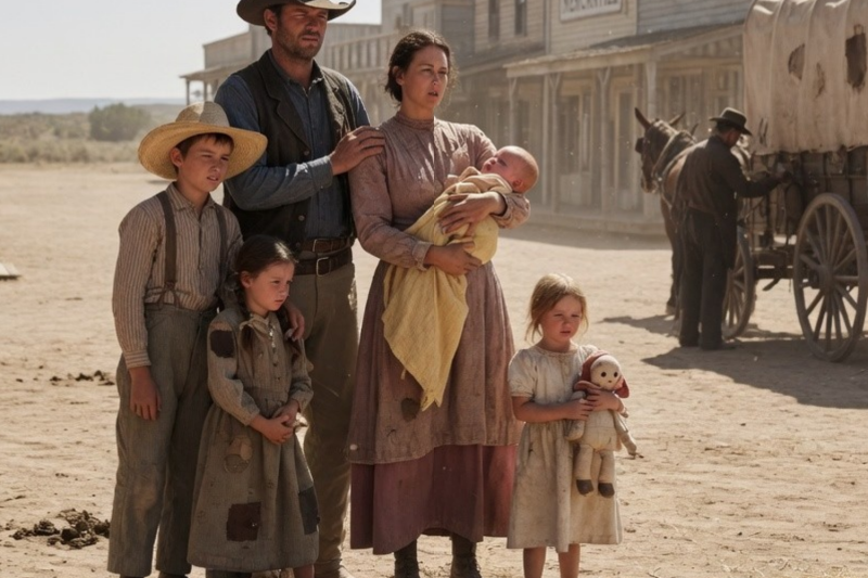 A Millionaire Cowboy Paid Her to Clean His Cabin — Then He Followed Her and Found 4 Children